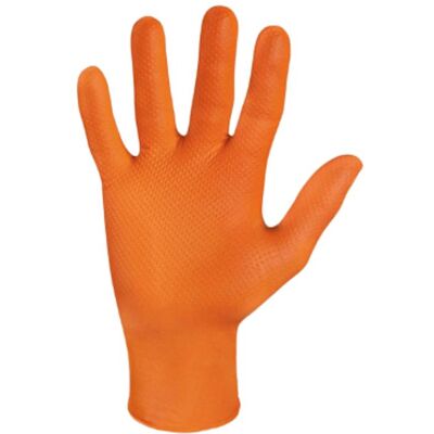 Meditrade, Schutzhandschuhe, Industrade unisex Einmalhandschuhe Nitril StellarGrip Orange orange Grösse M 50 St. (M) Meditrade, Schutzhandschuhe, Industrade unisex Einmalhandschuhe Nitril StellarGrip Orange orange Grösse M 50 St. (M)