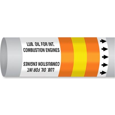 Brady, Sicherheitskennzeichnung, B-7541, ISO 14726 IMO Rohrmarkierer - Lub.oil for int. Combustion engines (Öl zum Schmieren Brady, Sicherheitskennzeichnung, B-7541, ISO 14726 IMO Rohrmarkierer - Lub.oil for int. Combustion engines (Öl zum Schmieren