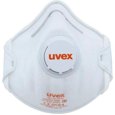 Uvex, Atemschutzmaske, Formmaske silv-Air c silv-Air c FFP2 (FFP2, 3x) Uvex, Atemschutzmaske, Formmaske silv-Air c silv-Air c FFP2 (FFP2, 3x)