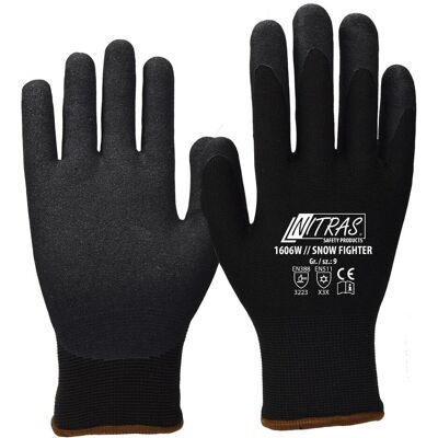 Nitras, Schutzhandschuhe, unisex Arbeitshandschuhe SNOW FIGHTER schwarz Grösse M 1 Paar (8) Nitras, Schutzhandschuhe, unisex Arbeitshandschuhe SNOW FIGHTER schwarz Grösse M 1 Paar (8)