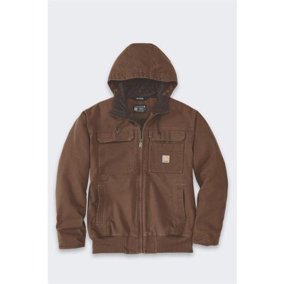 Carhartt, Arbeitsjacke, Gewaschene Enten-Aktivjacke, Rot (XL) Carhartt, Arbeitsjacke, Gewaschene Enten-Aktivjacke, Rot (XL)