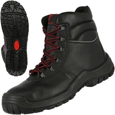 Nitras, Sicherheitsschuhe, Sicherheitsstiefel POWER STEP MID+ Grösse 45 schwarz S3 HRO SRC EN ISO 20345 Volleder (S3, 45) Nitras, Sicherheitsschuhe, Sicherheitsstiefel POWER STEP MID+ Grösse 45 schwarz S3 HRO SRC EN ISO 20345 Volleder (S3, 45)