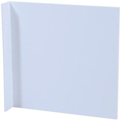 HP Autozubehör, Sicherheitskennzeichnung, Fahnenschild L148xB148 mm blanko weiss für Folienschilder Kunststoff HP Autozubehör, Sicherheitskennzeichnung, Fahnenschild L148xB148 mm blanko weiss für Folienschilder Kunststoff