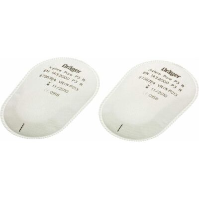 Dräger, Atemschutzmaske, Partikelfilter Bajonett X-plore Pure P3 R (Pack mit 2 St) (P3 R, 2x) Dräger, Atemschutzmaske, Partikelfilter Bajonett X-plore Pure P3 R (Pack mit 2 St) (P3 R, 2x)