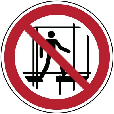 Brady, Sicherheitskennzeichnung, ISO-Sicherheitsschild - Gerüst nicht betreten, befindet sich im Aufbau Brady, Sicherheitskennzeichnung, ISO-Sicherheitsschild - Gerüst nicht betreten, befindet sich im Aufbau