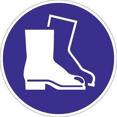 HP Autozubehör, Sicherheitskennzeichnung, Gebotszeichen ASR A1.3/DIN EN ISO 7010 Fussschutz benutzen Folie HP Autozubehör, Sicherheitskennzeichnung, Gebotszeichen ASR A1.3/DIN EN ISO 7010 Fussschutz benutzen Folie