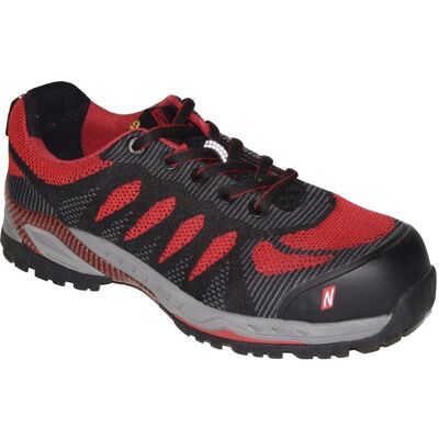 Nitras, Sicherheitsschuhe, Sicherheitsschuh PRO STEP Grösse 42 schwarz/rot S1P SRC ESD EN ISO 20345, EN 61340-4-3 Textil (S1P, 42) Nitras, Sicherheitsschuhe, Sicherheitsschuh PRO STEP Grösse 42 schwarz/rot S1P SRC ESD EN ISO 20345, EN 61340-4-3 Textil (S1P, 42)