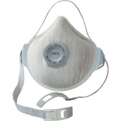 Moldex, Atemschutzmaske, Atemschutzmaske AIR Plus 330501 FFP2 / V R D mit Ausatemventil (FFP2, 5x) Moldex, Atemschutzmaske, Atemschutzmaske AIR Plus 330501 FFP2 / V R D mit Ausatemventil (FFP2, 5x)