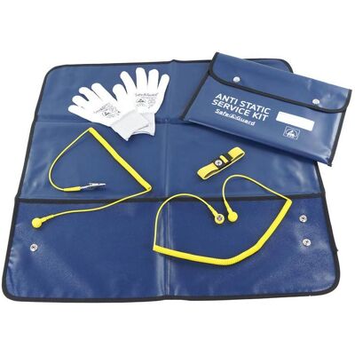 Top Swede, Zubehör Arbeitsschutz, ESD Service Kit, Handschuhe, einfache Krokoklemme, blau (Statikschutz) Top Swede, Zubehör Arbeitsschutz, ESD Service Kit, Handschuhe, einfache Krokoklemme, blau (Statikschutz)