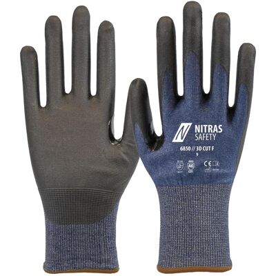 Nitras, Schutzhandschuhe, 6850 // 3D CUT F (10, 11, 12, 7, 8, 9) Nitras, Schutzhandschuhe, 6850 // 3D CUT F (10, 11, 12, 7, 8, 9)