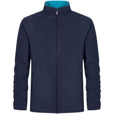 Magni, Arbeitsjacke, Fleecejacke, navy-aqua, Gr.2XL (XXL) Magni, Arbeitsjacke, Fleecejacke, navy-aqua, Gr.2XL (XXL)