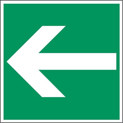 Brady, Sicherheitskennzeichnung, PIC 350-250X250-B7527, Fluchtwegkennzeichnung - Richtungspfeil Brady, Sicherheitskennzeichnung, PIC 350-250X250-B7527, Fluchtwegkennzeichnung - Richtungspfeil