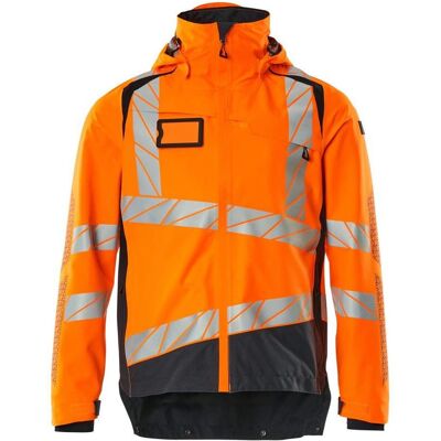 Mascot, Arbeitsjacke, Warnschutz Hard-Shell-Jacke orange/schwarzblau, Gr.S (49) Mascot, Arbeitsjacke, Warnschutz Hard-Shell-Jacke orange/schwarzblau, Gr.S (49)