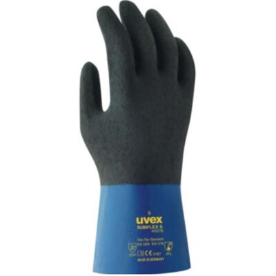 Uvex, Schutzhandschuhe, Chemikalien-Schutzhandschuh Rubiflex XG. Gr. 7 VPE: 10 (7) Uvex, Schutzhandschuhe, Chemikalien-Schutzhandschuh Rubiflex XG. Gr. 7 VPE: 10 (7)