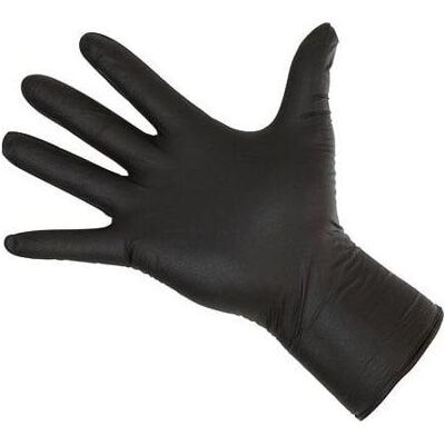 Kerbl, Schutzhandschuhe, Nitrilhandschuhe, 50 Stück, Grösse L, schwarz (L) Kerbl, Schutzhandschuhe, Nitrilhandschuhe, 50 Stück, Grösse L, schwarz (L)