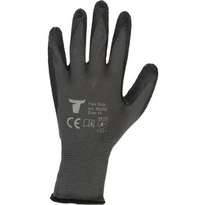 Stier, Schutzhandschuhe, Montagehandschuh Flex Grip Naturlatexbeschichtung grau/schwarz Grösse 9 (9) Stier, Schutzhandschuhe, Montagehandschuh Flex Grip Naturlatexbeschichtung grau/schwarz Grösse 9 (9)