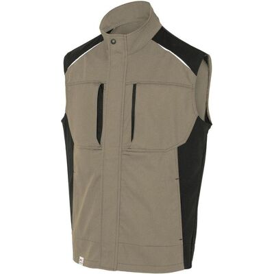 Kuebler, Arbeitsjacke, ACTIVIQ Weste, sandbraun/ schwarz, Gr. 4XL (4XL) Kuebler, Arbeitsjacke, ACTIVIQ Weste, sandbraun/ schwarz, Gr. 4XL (4XL)
