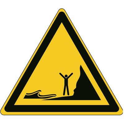Brady, Sicherheitskennzeichnung, ISO-Sicherheitsschild - Warnung vor Flut Brady, Sicherheitskennzeichnung, ISO-Sicherheitsschild - Warnung vor Flut