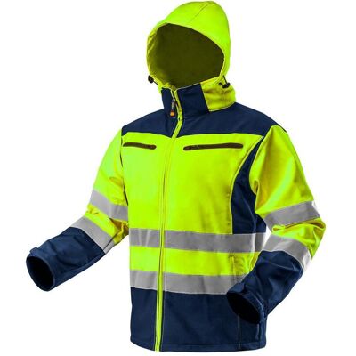 Topex, Arbeitsjacke, Softshell-Warnjacke mit Reflektionsstreifen neongelb S (S) Topex, Arbeitsjacke, Softshell-Warnjacke mit Reflektionsstreifen neongelb S (S)