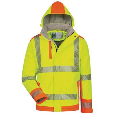 Elysee, Arbeitsjacke, Warnschutz-Softshelljacke Rickmer Grösse XXXL gelb/orange (3XL) Elysee, Arbeitsjacke, Warnschutz-Softshelljacke Rickmer Grösse XXXL gelb/orange (3XL)