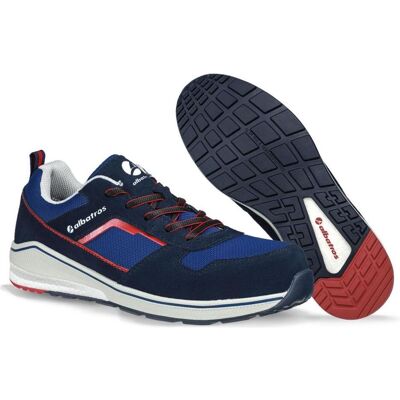 Albatros, Sicherheitsschuhe, Court Blue Low 647640308000045 ESD Sicherheitshalbschuh S3 Schuhgrösse (EU): 45 Blau, Rot (S1P, S3, 45) Albatros, Sicherheitsschuhe, Court Blue Low 647640308000045 ESD Sicherheitshalbschuh S3 Schuhgrösse (EU): 45 Blau, Rot (S1P, S3, 45)