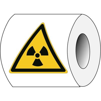Brady, Sicherheitskennzeichnung, ISO 7010 PIC W003 B-7541 Warnung radioaktive Stoffe oder ionisierende Strahlen - ISO 7010 Brady, Sicherheitskennzeichnung, ISO 7010 PIC W003 B-7541 Warnung radioaktive Stoffe oder ionisierende Strahlen - ISO 7010