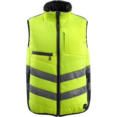 Mascot, Arbeitsjacke, Unisex Warnschutzjacke Wasserabweisend, Polyester Gelb/Schwarz, Grösse M (M) Mascot, Arbeitsjacke, Unisex Warnschutzjacke Wasserabweisend, Polyester Gelb/Schwarz, Grösse M (M)