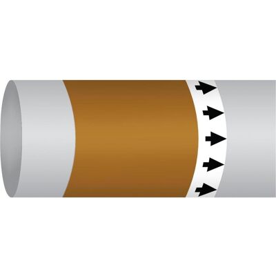 Brady, Sicherheitskennzeichnung, B-7541, ISO 14726 IMO Rohrmarkierer - Kraftstoff, Polyester, Braun/Braun/Braun, glänzend, 20 Brady, Sicherheitskennzeichnung, B-7541, ISO 14726 IMO Rohrmarkierer - Kraftstoff, Polyester, Braun/Braun/Braun, glänzend, 20