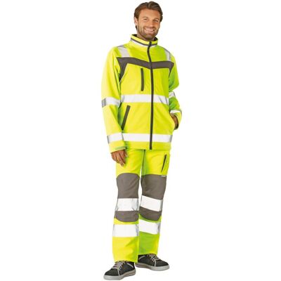 Planam, Arbeitsjacke, Warnschutz Softshelljacke Plaline gelb/schiefer M (M) Planam, Arbeitsjacke, Warnschutz Softshelljacke Plaline gelb/schiefer M (M)