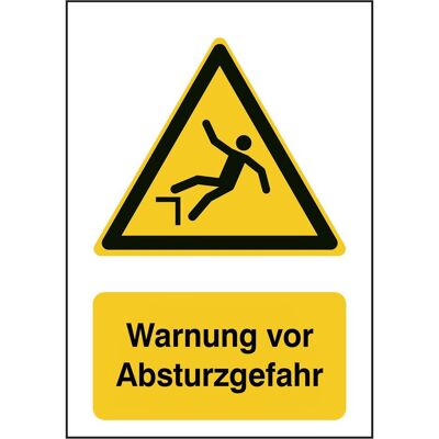Brady, Sicherheitskennzeichnung, ISO 7010 PIC W008 B-7525 ISO 7010 Zeichen - Warnung vor Absturzgefahr Aluminium Schwarz Brady, Sicherheitskennzeichnung, ISO 7010 PIC W008 B-7525 ISO 7010 Zeichen - Warnung vor Absturzgefahr Aluminium Schwarz