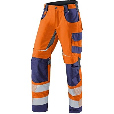 Kübler, Damen, Hosen, Sommerhose REFLECTIQ PSA 2 warnorange/dunkelblau Form 2407 Grösse 30, Mehrfarbig, (30) Kübler, Damen, Hosen, Sommerhose REFLECTIQ PSA 2 warnorange/dunkelblau Form 2407 Grösse 30, Mehrfarbig, (30)