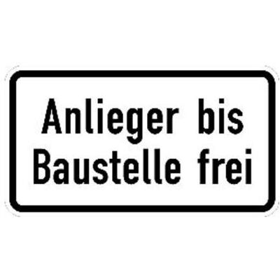 Magni, Sicherheitskennzeichnung, ZZ.1028-32, 330x600mm Anlieger bis Baust. frei RAL-Gütezeichen Folie RA1 Magni, Sicherheitskennzeichnung, ZZ.1028-32, 330x600mm Anlieger bis Baust. frei RAL-Gütezeichen Folie RA1