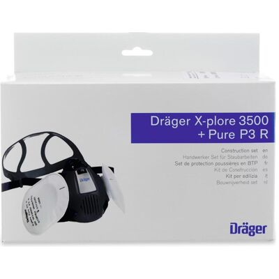 Dräger, Atemschutzmaske, Handwerker-Set (P3 R) Dräger, Atemschutzmaske, Handwerker-Set (P3 R)