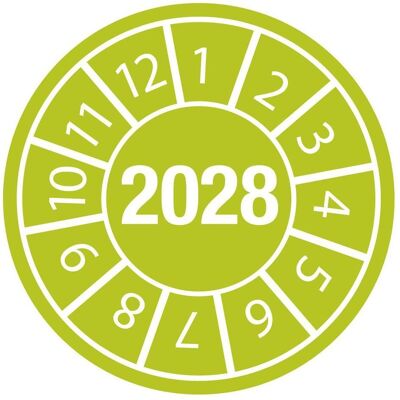 Brady, Sicherheitskennzeichnung, Prüfplaketten 28 Durchmesser 25 B-7541 Brady, Sicherheitskennzeichnung, Prüfplaketten 28 Durchmesser 25 B-7541