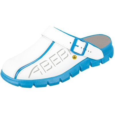 Abeba, Sicherheitsschuhe, ESD-Berufsschuh "Dynamic Clog" weiss/ blau Gr.46 (46) Abeba, Sicherheitsschuhe, ESD-Berufsschuh "Dynamic Clog" weiss/ blau Gr.46 (46)