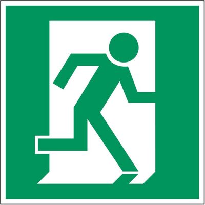 Brady, Sicherheitskennzeichnung, PIC 383-148X148-B7527, Fluchtwegkennzeichnung - Rettungsweg Brady, Sicherheitskennzeichnung, PIC 383-148X148-B7527, Fluchtwegkennzeichnung - Rettungsweg