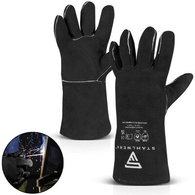 Stahlwerk, Schutzhandschuhe, Schweisserschutzhandschuhe extra robuste Hitzeschutzhandschuhe (XL) Stahlwerk, Schutzhandschuhe, Schweisserschutzhandschuhe extra robuste Hitzeschutzhandschuhe (XL)