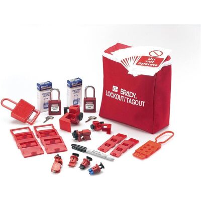 Brady, Zubehör Arbeitsschutz, Lockout-Set für elektrische Anlagen 1 Set 805909 Brady, Zubehör Arbeitsschutz, Lockout-Set für elektrische Anlagen 1 Set 805909