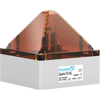 Pfannenberg Orange QUADRO F12-SIL 24 V/DC Blitzlampe Pfannenberg Orange QUADRO F12-SIL 24 V/DC Blitzlampe