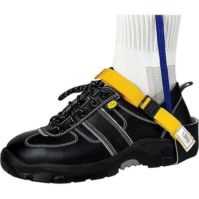 Top Swede, Zubehör Arbeitsschutz, ESD-Fersenband, 1 MOhm Clipverschluss, gelb/blau (Statikschutz) Top Swede, Zubehör Arbeitsschutz, ESD-Fersenband, 1 MOhm Clipverschluss, gelb/blau (Statikschutz)