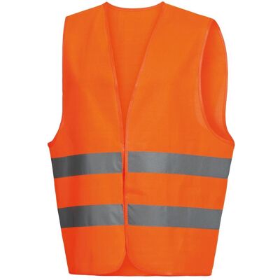 Nitras, Warnweste, Warnschutz-Weste, neonorange (Farbcode: 4100), 120 g/qm, atmungsaktiv, mit Klettverschluss fü (XL) Nitras, Warnweste, Warnschutz-Weste, neonorange (Farbcode: 4100), 120 g/qm, atmungsaktiv, mit Klettverschluss fü (XL)