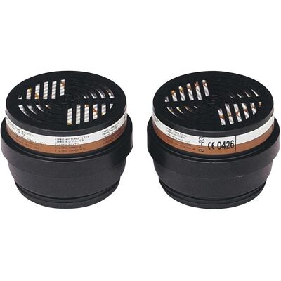 Ekastu Sekur, Atemschutzmaske, Filter 200, A1-P1R, 2 Stück Ekastu Sekur, Atemschutzmaske, Filter 200, A1-P1R, 2 Stück