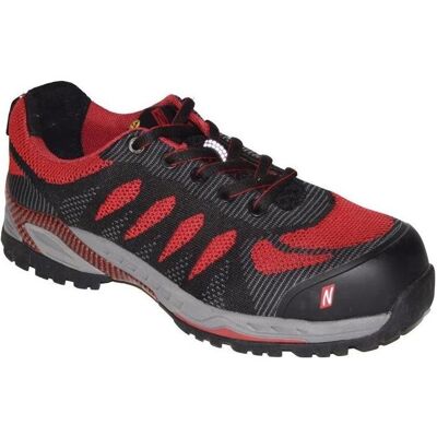 Nitras, Sicherheitsschuhe, Sicherheitsschuh PRO STEP Grösse 40 schwarz/rot S1P SRC ESD EN ISO 20345, EN 61340-4-3 Textil (S1P, 40) Nitras, Sicherheitsschuhe, Sicherheitsschuh PRO STEP Grösse 40 schwarz/rot S1P SRC ESD EN ISO 20345, EN 61340-4-3 Textil (S1P, 40)