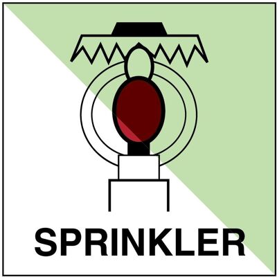 Brady, Sicherheitskennzeichnung, IMO - Sprinkler Brady, Sicherheitskennzeichnung, IMO - Sprinkler