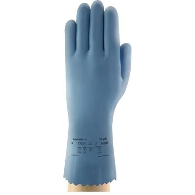 Ansell, Schutzhandschuhe, Chemikalienhandschuhe AlphaTec 62-201 Grösse 9 blau EN 388, EN 374, EN 407 PSA-Kategorie III (9) Ansell, Schutzhandschuhe, Chemikalienhandschuhe AlphaTec 62-201 Grösse 9 blau EN 388, EN 374, EN 407 PSA-Kategorie III (9)