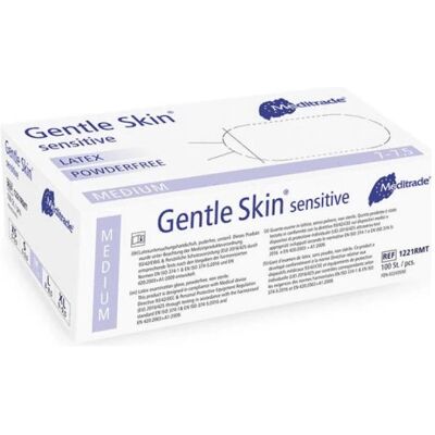 Meditrade, Schutzhandschuhe, Gentle Skin sensitive Latex Einmalhandschuhe - XS / Weiss (XS) Meditrade, Schutzhandschuhe, Gentle Skin sensitive Latex Einmalhandschuhe - XS / Weiss (XS)