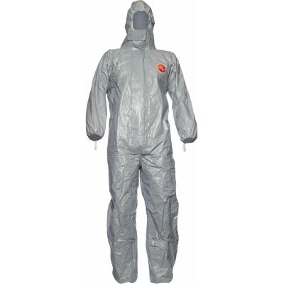Dupont, Arbeitsjacke, Schutzoverall Typ 3/4/5/6 Tychem 6000 F, grau, Unisex-Grösse: S (S) Dupont, Arbeitsjacke, Schutzoverall Typ 3/4/5/6 Tychem 6000 F, grau, Unisex-Grösse: S (S)