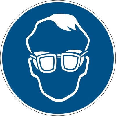 Brady, Sicherheitskennzeichnung, PIC 289-DIA 315-B7527, Gebotsschilder - Schutzbrille mit Seitenschutz benutzen Brady, Sicherheitskennzeichnung, PIC 289-DIA 315-B7527, Gebotsschilder - Schutzbrille mit Seitenschutz benutzen