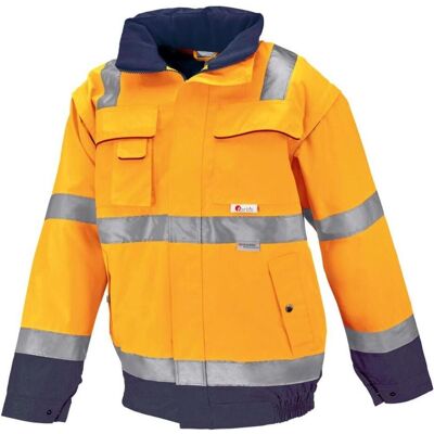 Fortis Arbeitsjacke, Warnjacke Arthur orange marine Gr. M (M) Fortis Arbeitsjacke, Warnjacke Arthur orange marine Gr. M (M)