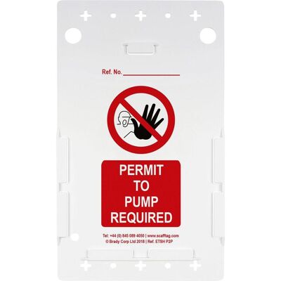 Brady, Sicherheitskennzeichnung, Permit to Pump Holder Brady, Sicherheitskennzeichnung, Permit to Pump Holder